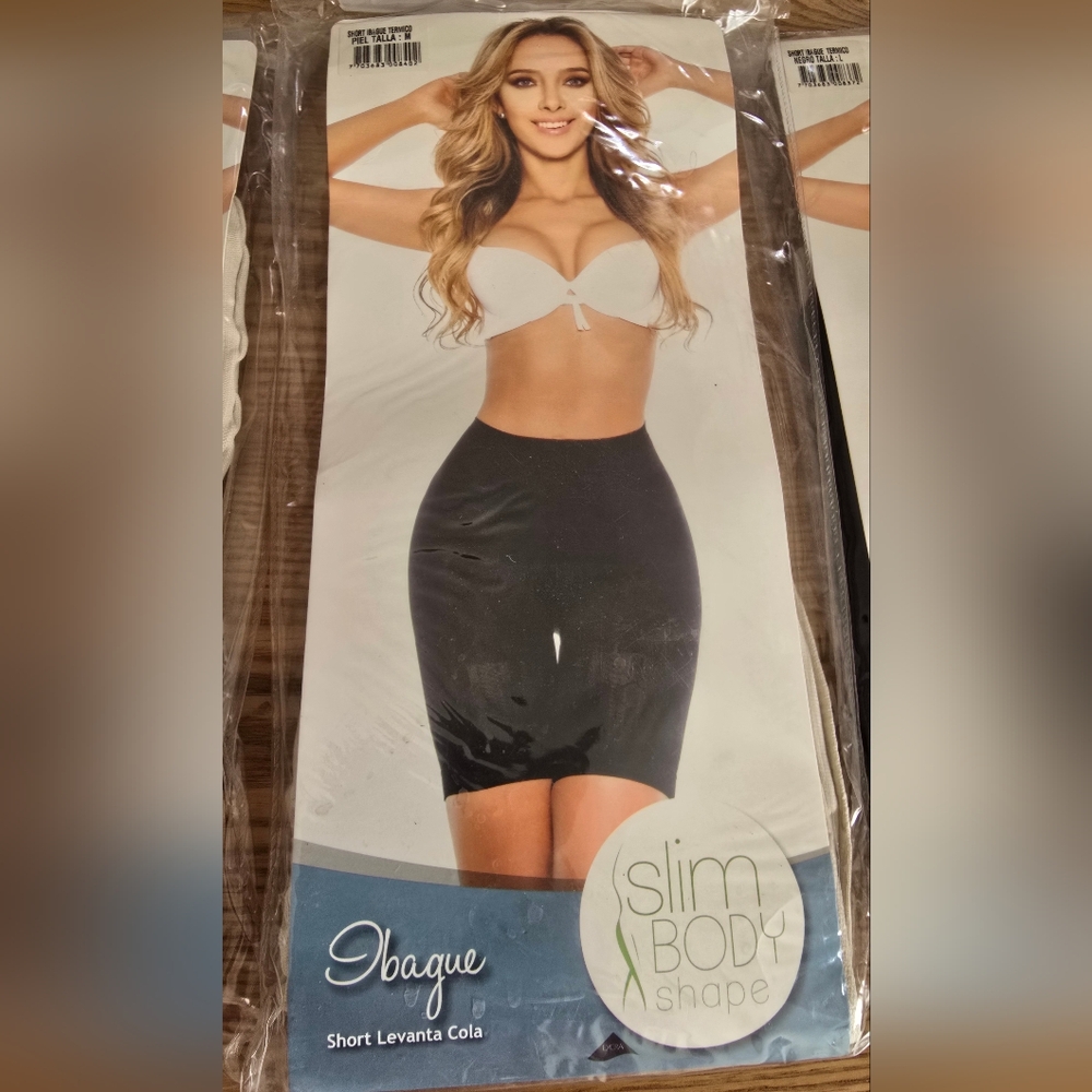 Black High-Waisted Shapewear Short